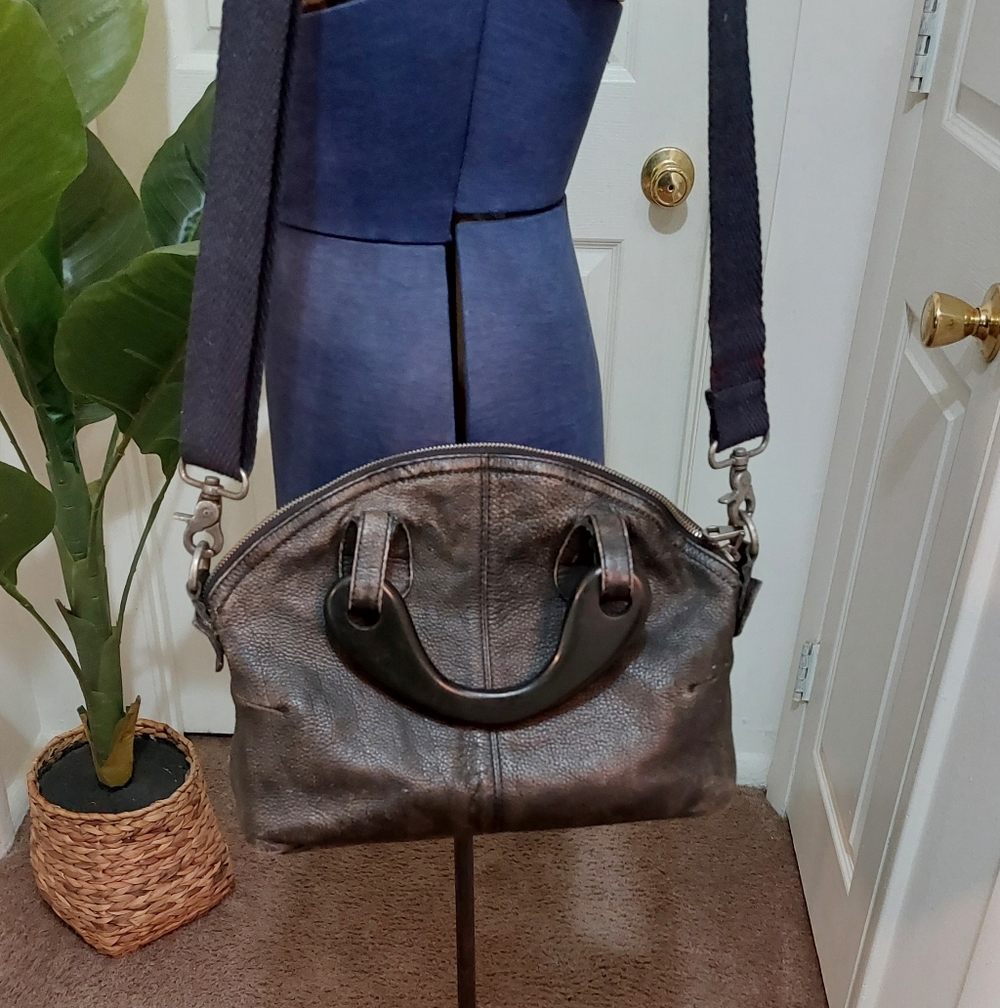 We The Free Crossbody Satchel in Distressed Charcoal - Picture 3 of 10